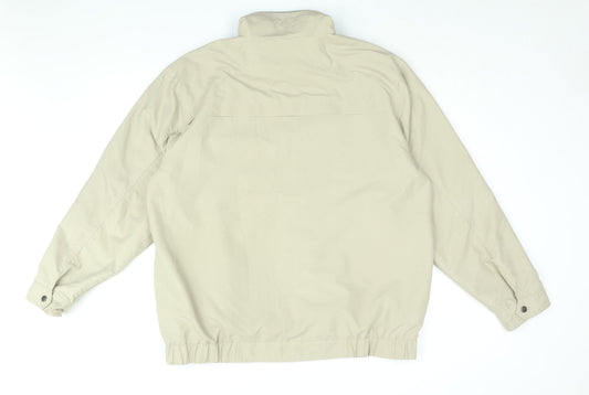 Pegasus Mens Beige Jacket Size L Zip