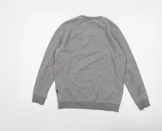 Womens UK M Regular VANS Grey Pullover Sweatshirt