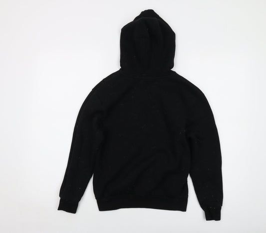 Slazenger Boys Black Polyester Pullover Hoodie Size 11-12 Years Pullover