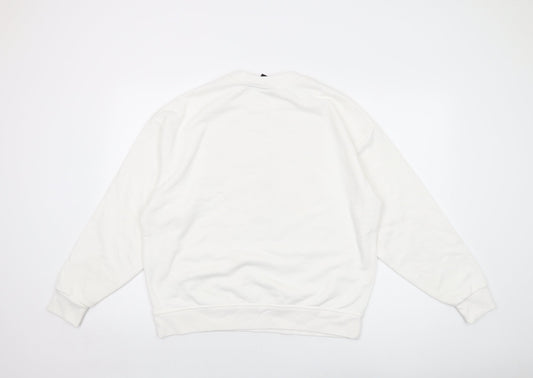 Lakers Womens White Polyester Pullover Sweatshirt Size 6 Pullover