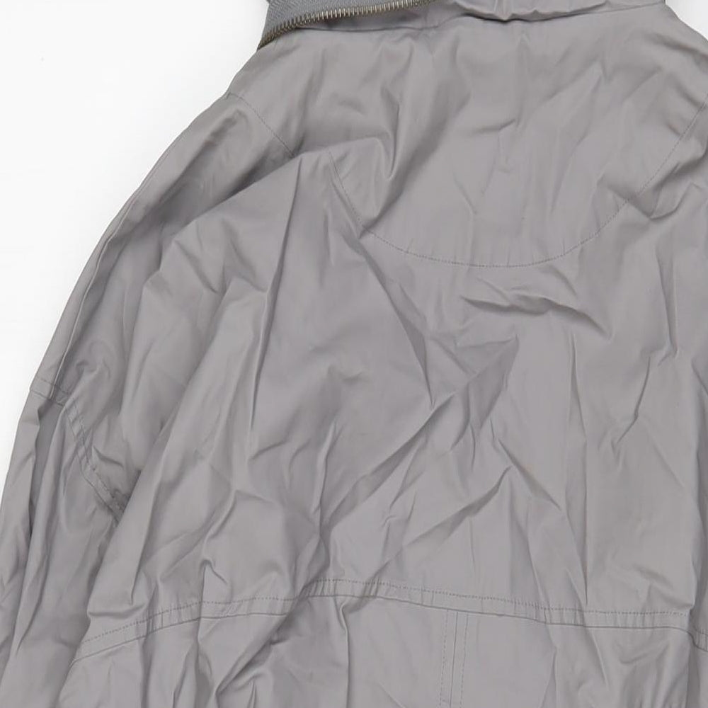 Brand and care label for Masai women’s grey jacket, size S, zip