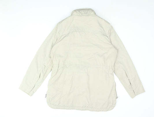 NEXT Womens Beige Jacket Coat Size 14 Zip