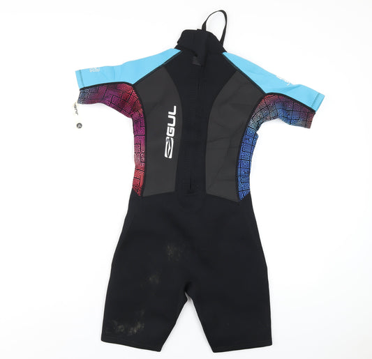 Gul Boys Multicoloured Geometric Neoprene One Piece Size L Zip - Wet Suit