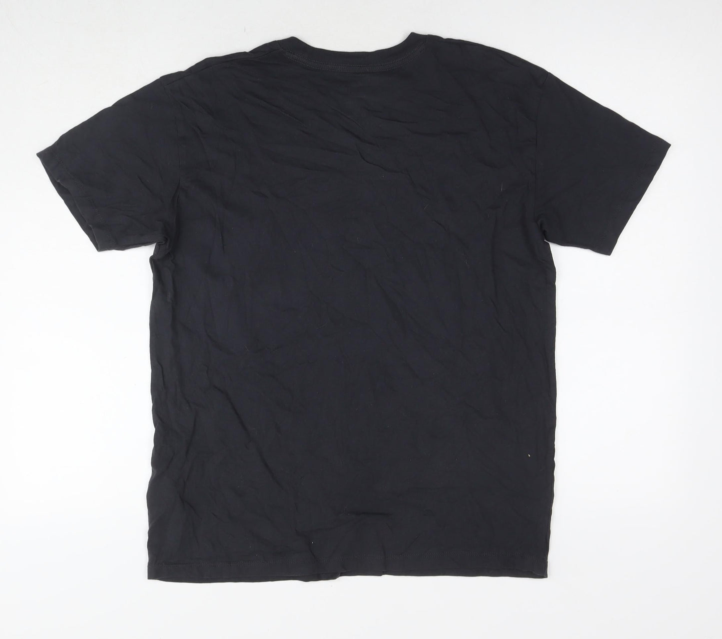 Hollister Mens Grey Cotton T-Shirt Size XS Round Neck - Mickey Mouse
