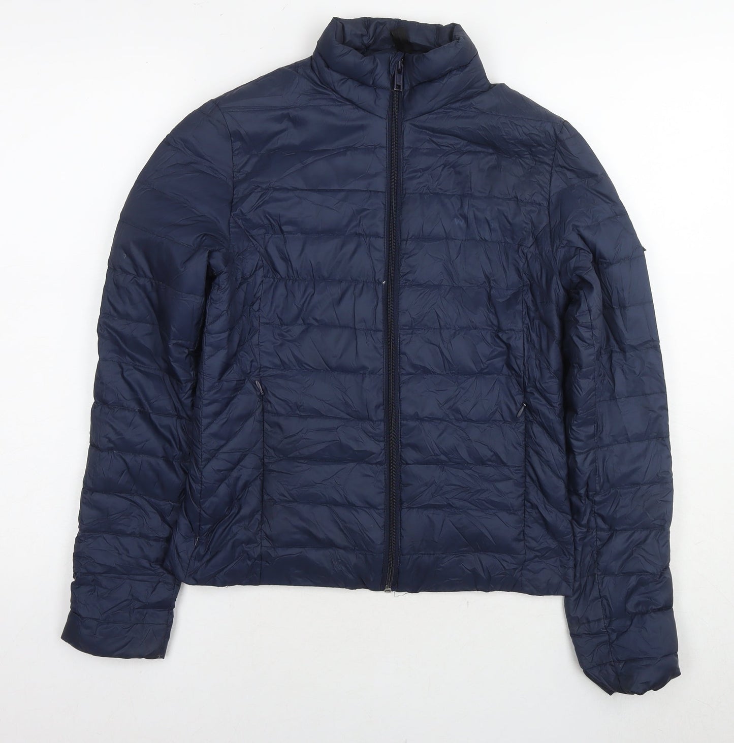 Jack Wills Womens Blue Jacket Size 6 Zip