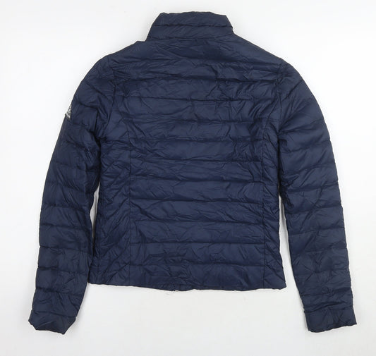 Jack Wills Womens Blue Jacket Size 6 Zip