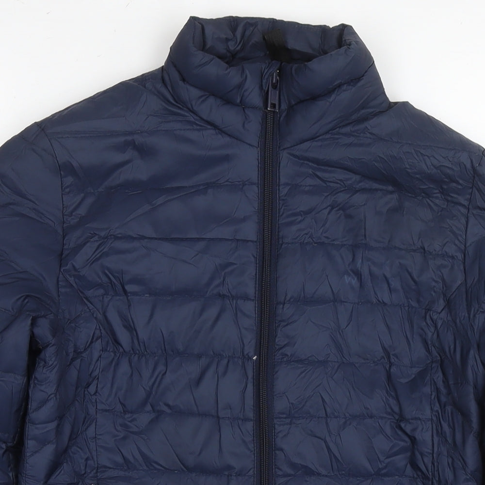 Jack Wills Womens Blue Jacket Size 6 Zip
