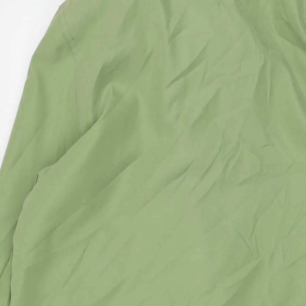 Marks and Spencer Womens Green Jacket Size 12 Zip