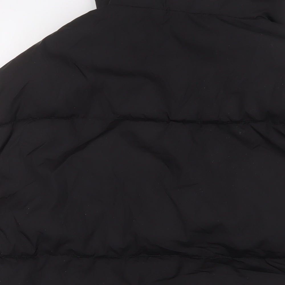 H&M Womens Black Gilet Jacket Size XS Zip