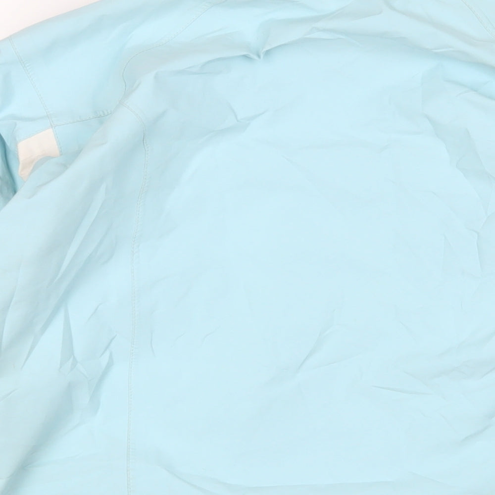 Galvin Green Womens Blue Rain Coat Jacket Size 10 Zip