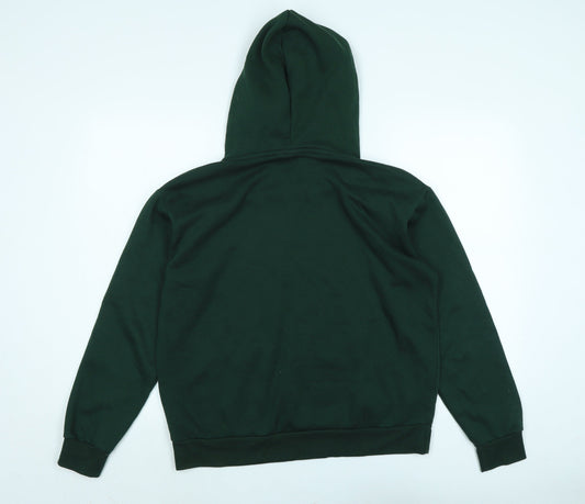 Disney Womens Green Polyester Pullover Hoodie Size S - Logo- Disney