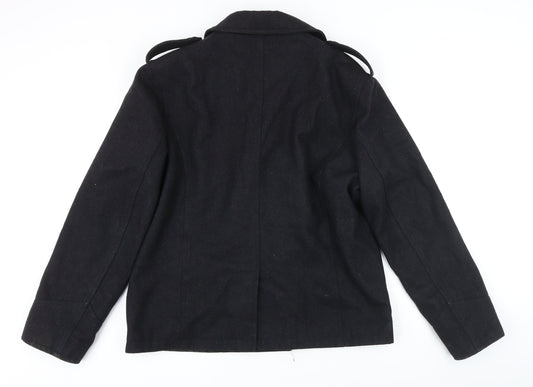 Cedarwood State Womens Black Jacket Size XL Button - Small marks on front