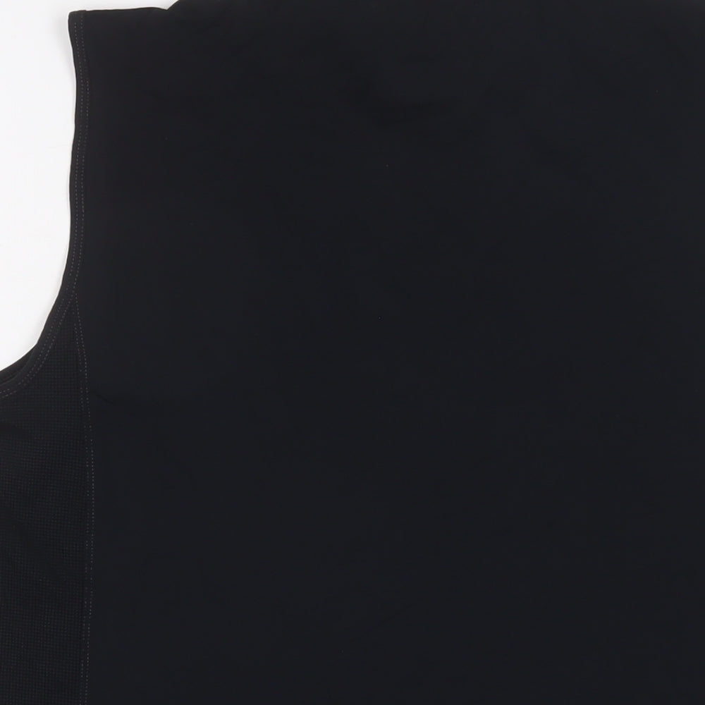 Marks and Spencer Womens Black Polyamide Basic Tank Size XL Crew Neck