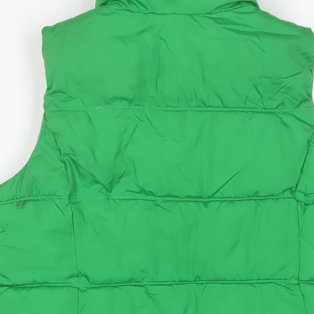 Old Navy Womens Green Gilet Jacket Size XS Zip