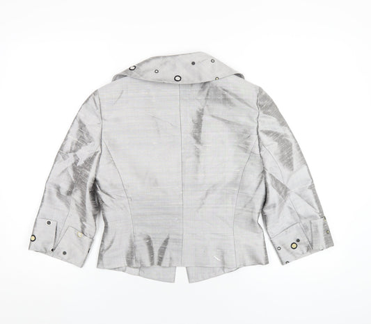 Condici Womens Grey Jacket Size 10 Button