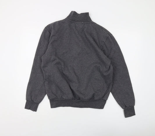 Slazenger Mens Grey Polyester Full Zip Sweatshirt Size S