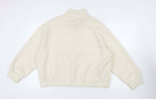 Marks and Spencer Womens Ivory Viscose Pullover Sweatshirt Size XL Pullover