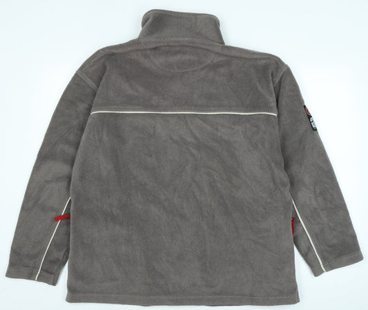 elsenneger Mens Grey Polyester Pullover Sweatshirt Size L