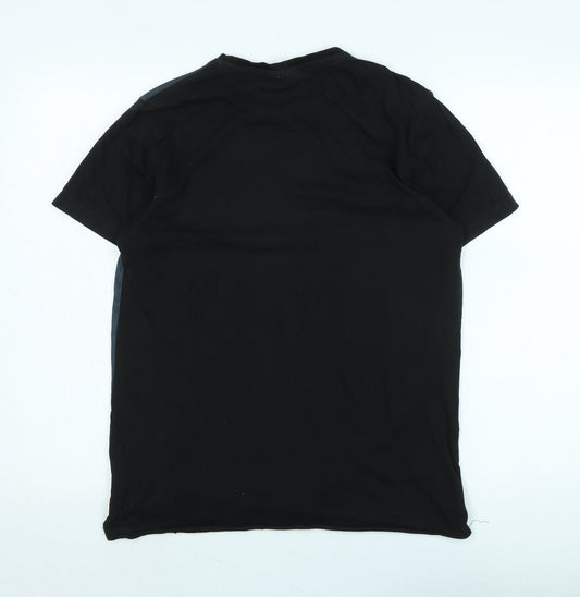 Mens UK Size M Star Wars Black Cotton T-Shirt