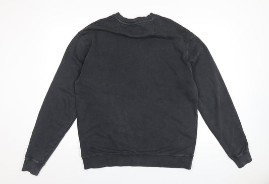 Jack Wills Mens Grey Cotton Pullover Sweatshirt Size L