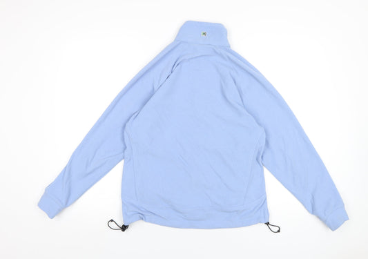 Outdoor Scene Womens Blue Jacket Size 10 Zip