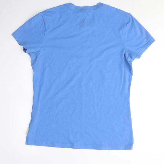 Nike Unisex Blue Sports T-Shirt M Quick Dry