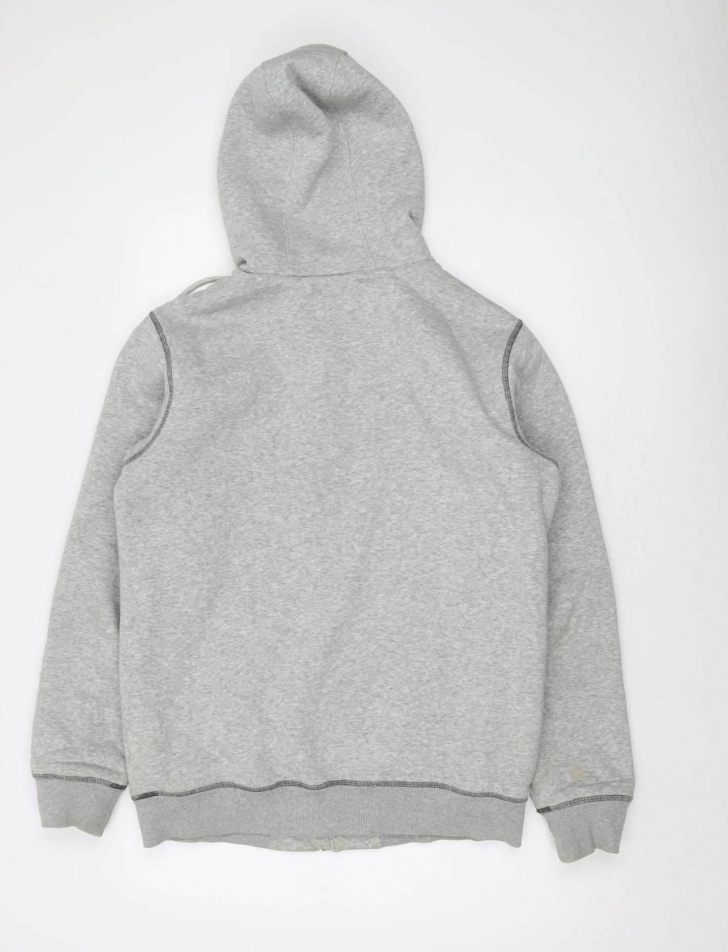 O'Neill Mens Grey Cotton Full Zip Hoodie Size S