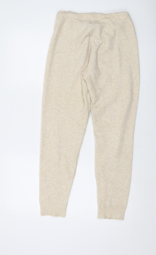 Disney Womens Beige Polyester Trousers Size M L27 in Regular Drawstring - The Winnie Pooh