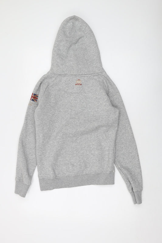 Aubrion Boys Grey Cotton Pullover Hoodie Size 13 Years Pullover