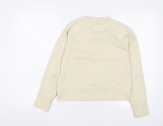 The Varsity Shop Womens Beige Cotton Pullover Sweatshirt Size S Pullover - Oxford University