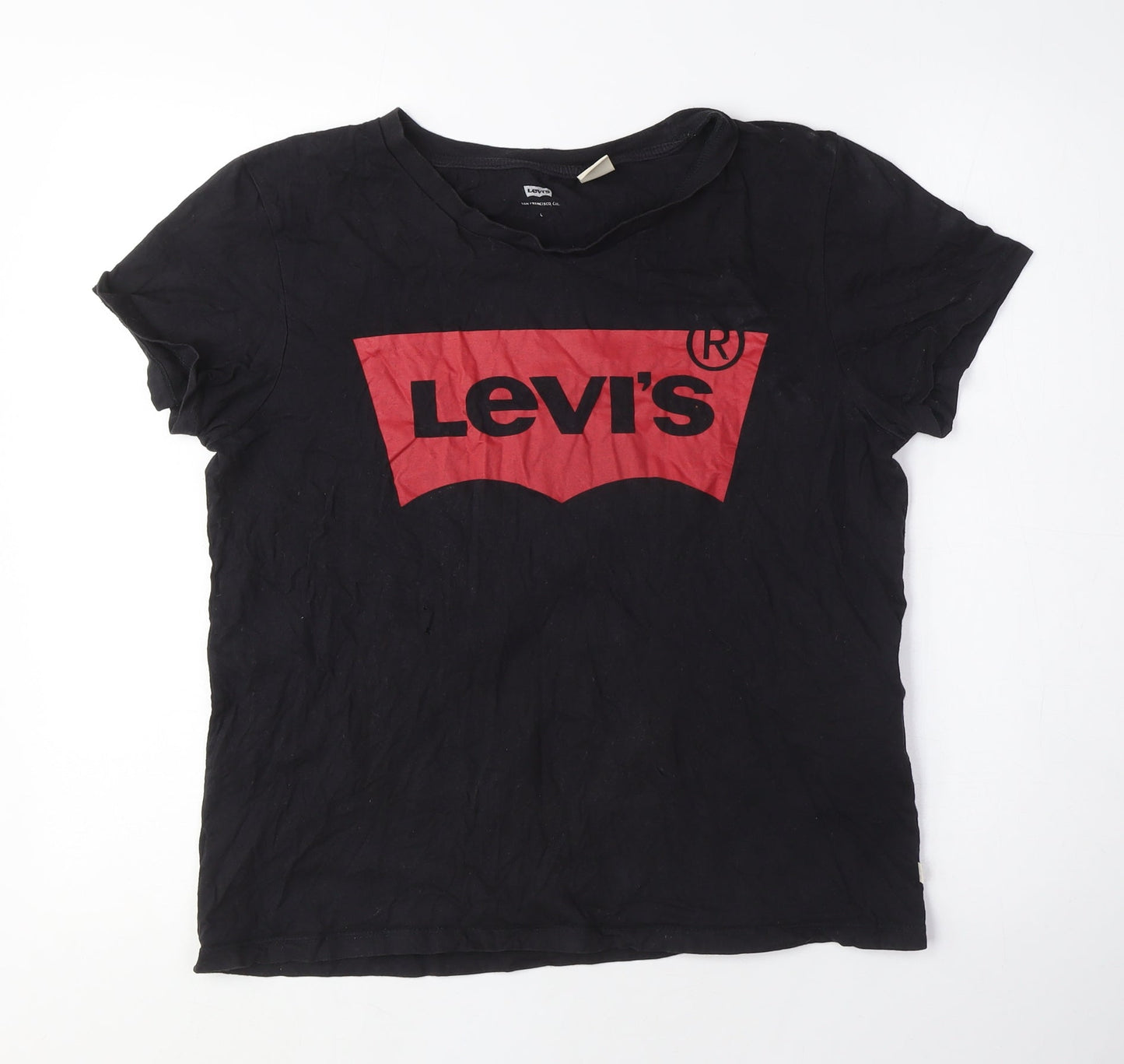 Levi's Black M T-Shirt Unisex Adults Crew Neck
