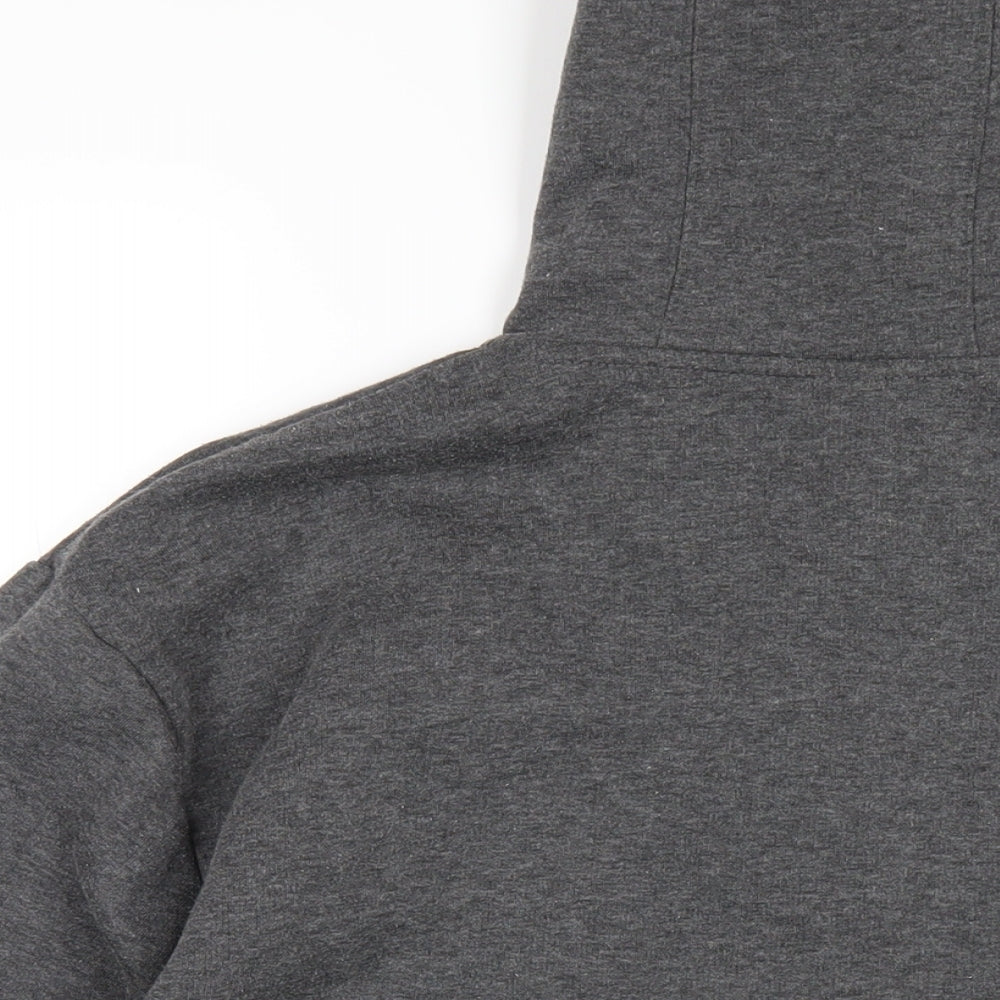 Slazenger Mens Grey Polyester Full Zip Hoodie Size L