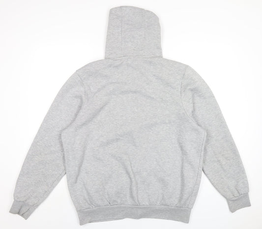 Slazenger Mens Grey Polyester Full Zip Hoodie Size L