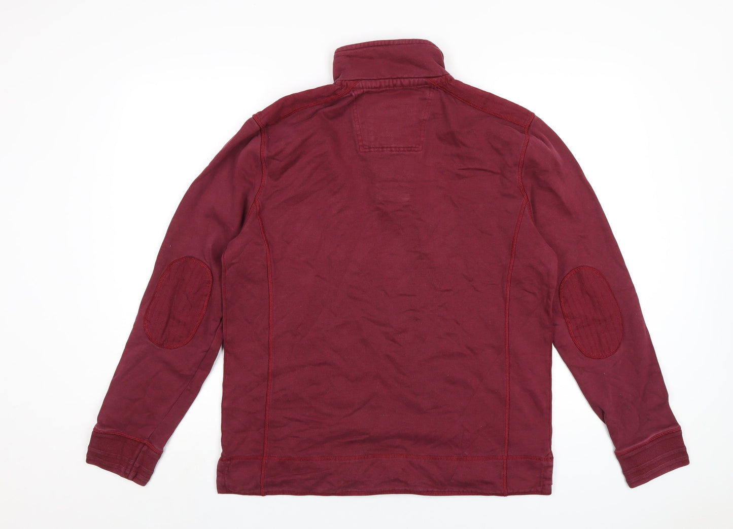 Crew Clothing Mens Red Cotton Pullover Sweatshirt Size M
