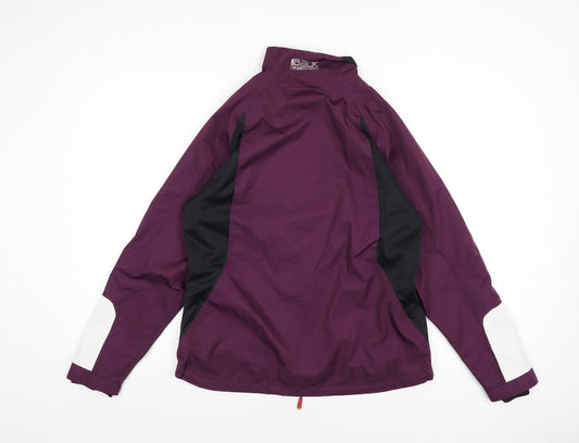 Stuburt Womens Purple Rain Coat Coat Size M Zip