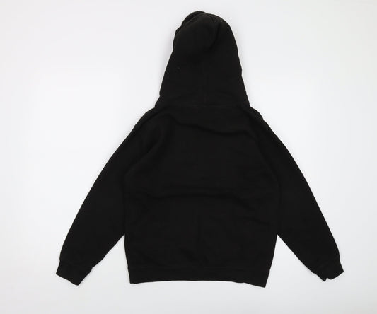 Alien Boys Black Cotton Pullover Hoodie Size 12-13 Years Pullover - Xenomorph