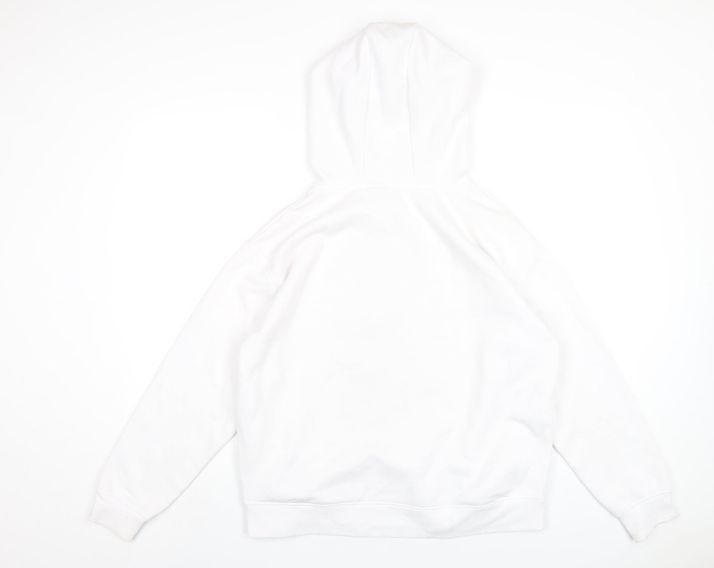 Disney Womens White Cotton Pullover Hoodie Size 12 Pullover - Mickey Mouse and Friends