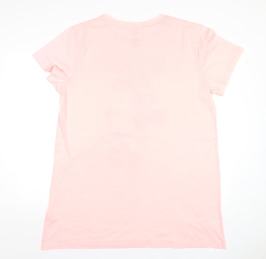 Disney Womens Pink Solid Polyester Top Dress Size 18 - Minnie Mouse