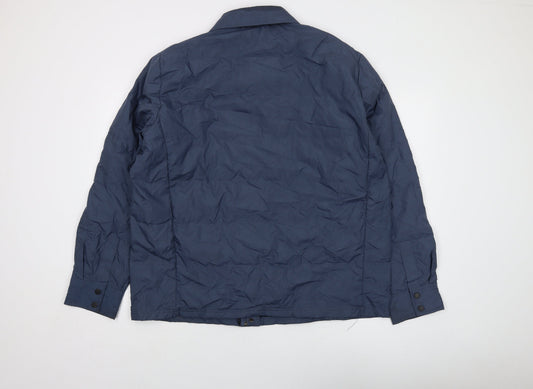 Heat Mens Blue Jacket Size XL Zip