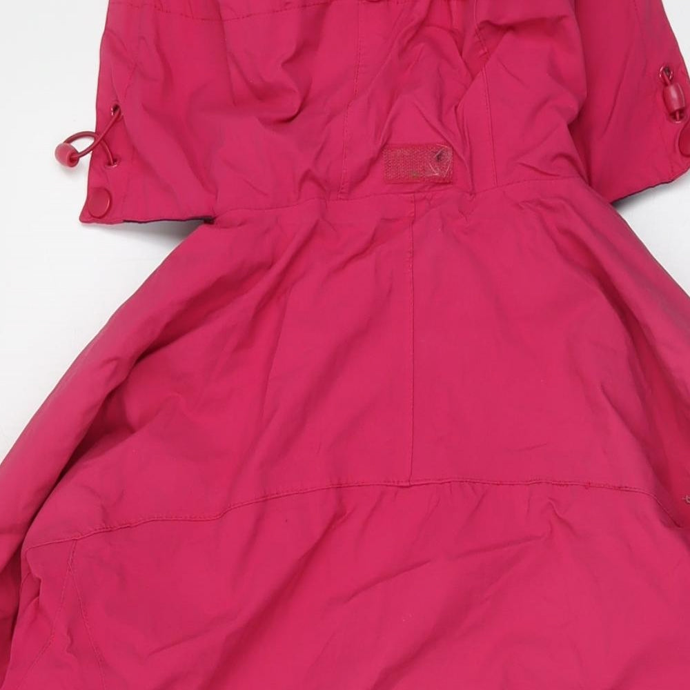 Mountain Life Womens Pink Jacket Size 12 Zip