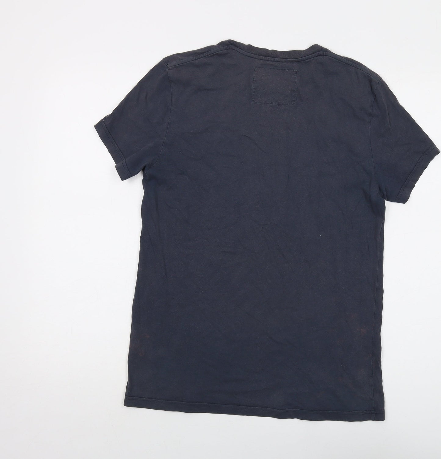 Jack Wills Mens Grey Cotton T-Shirt Size XS Crew Neck