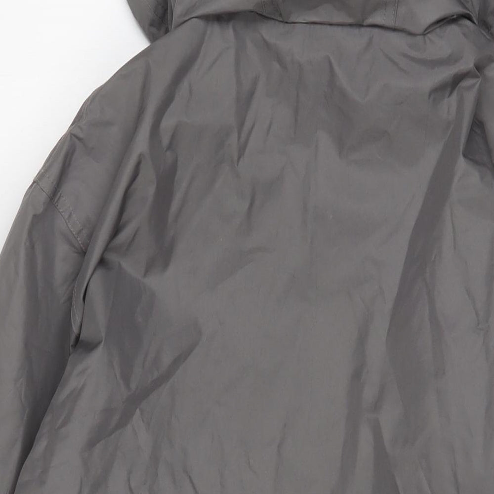 Hi Gear Womens Grey Jacket Coat Size 16 Zip - Logo, Embroidered