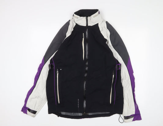 Galvin Green Womens Black Jacket Size 8 Zip - Logo