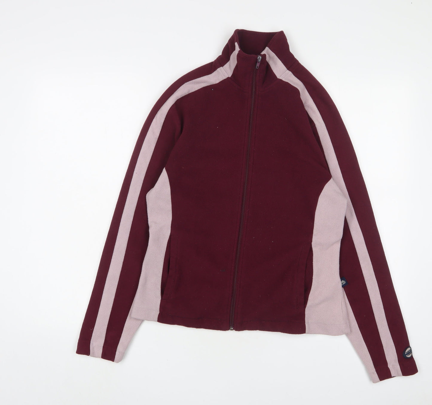 Harry Hall Womens Purple Jacket Size L Zip - Logo, Embroidered