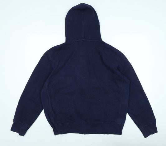 Polo Ralph Lauren Mens Blue Jacket Size M Zip - Logo