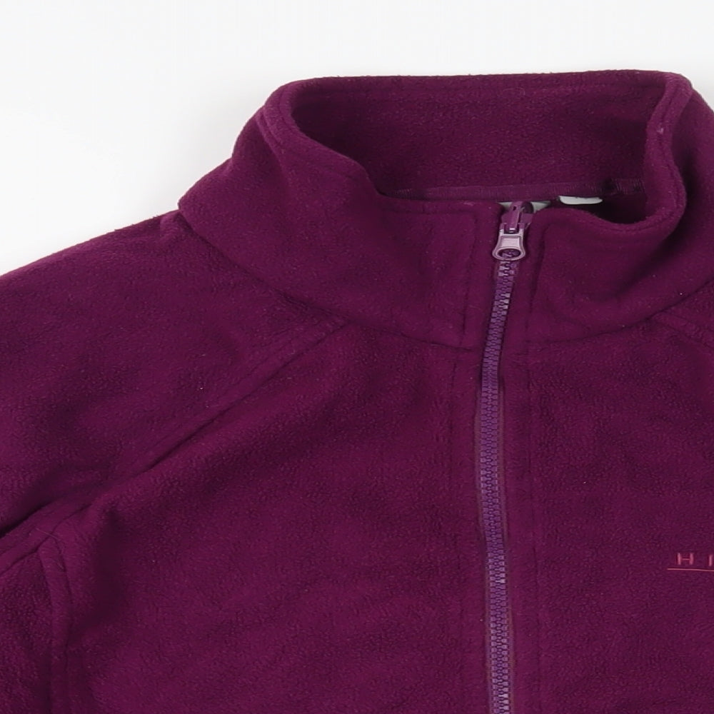 Hi Gear Womens Purple Jacket Size 14 Zip - Logo Zipped Pockets