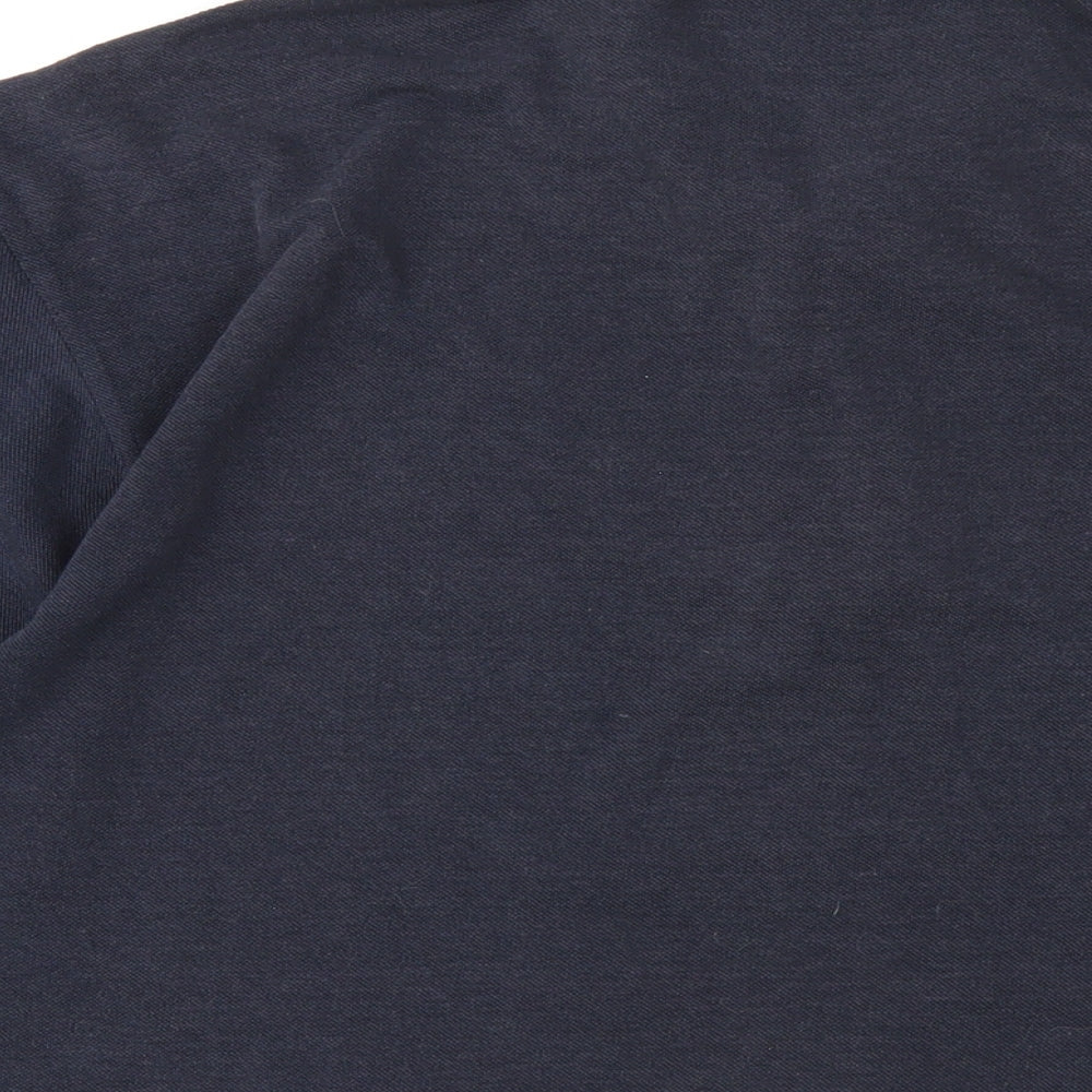 Donnay Mens Blue Polyester Polo Size XL Collared Button