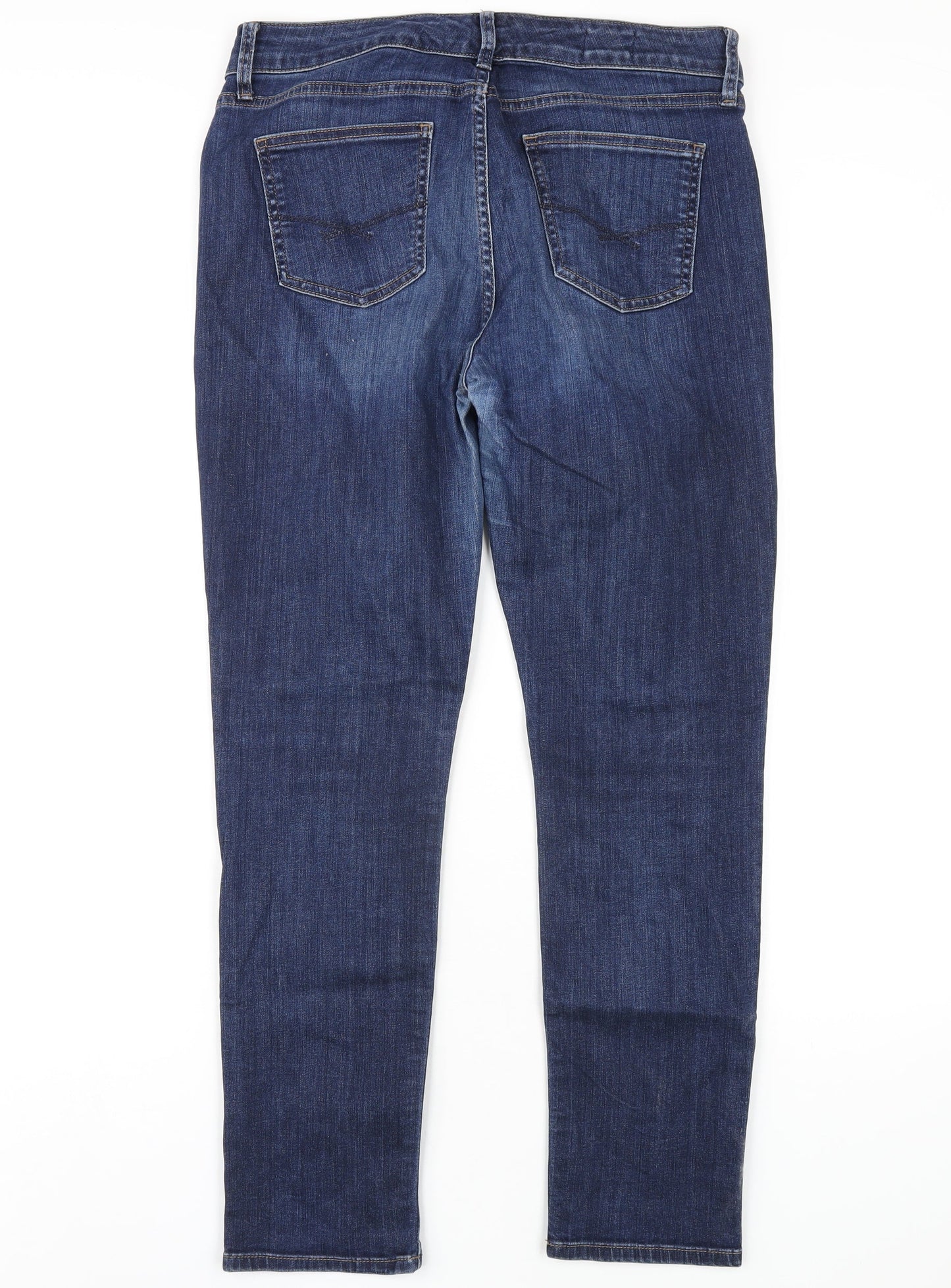 Gap Womens Blue Cotton Skinny Jeans Size 10 L30 in Regular Zip