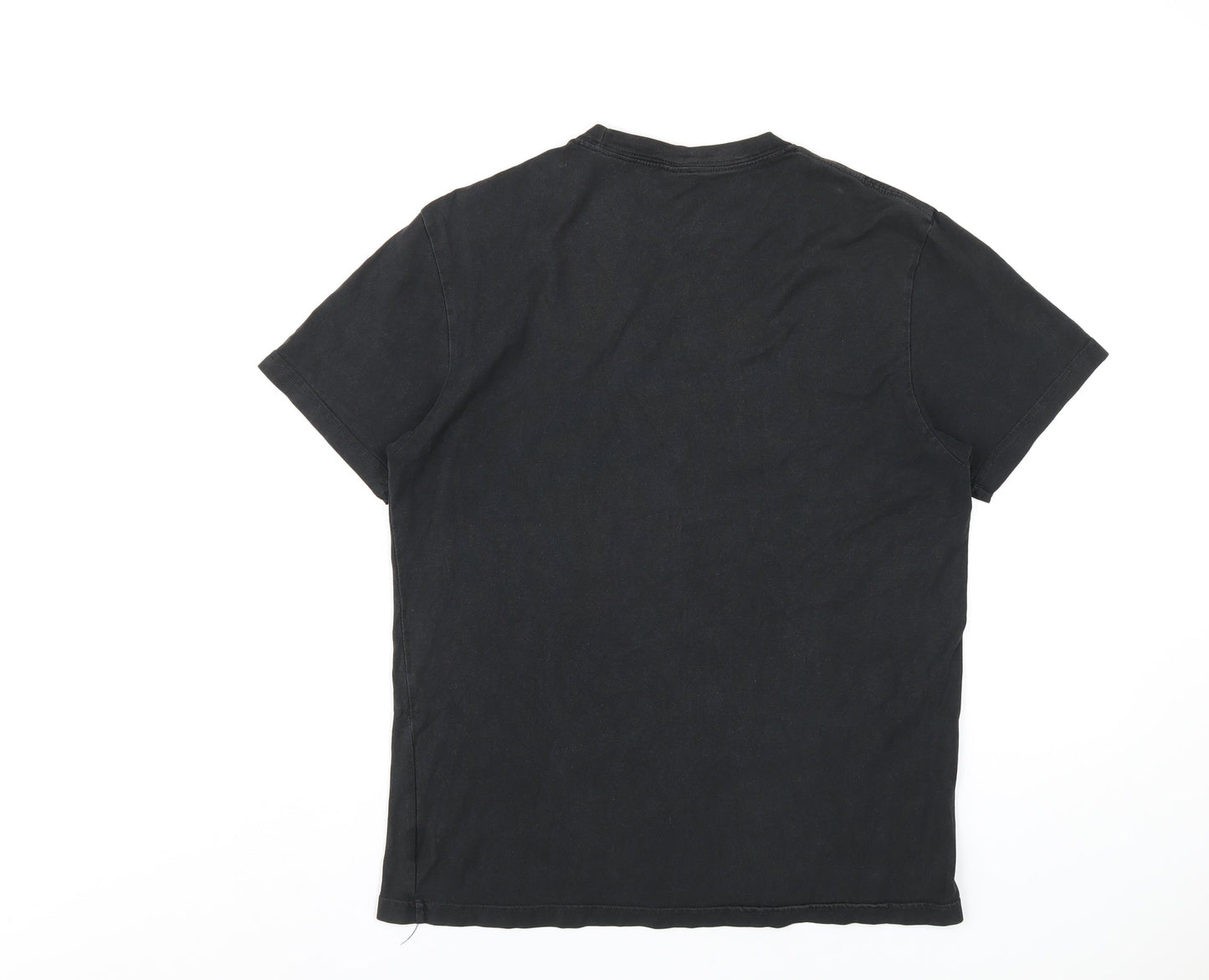 Gap Womens Black Cotton Basic T-Shirt Size S Round Neck - Stray Kat Billiards