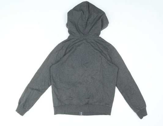 DeFacto Womens Grey Cotton Full Zip Hoodie Size XS Zip
